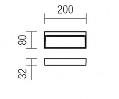 Sieninis šviestuvas 6W LED sieninis fasado šviestuvas EVEN, tamsiai pilkas, 3000K, IP54, 9153
