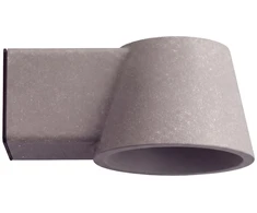 Sieninis šviestuvas 6W LED sieninis fasado šviestuvas, pilkos/juodos sp., 3000K, IP65, E557