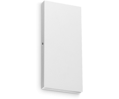 Sieninis šviestuvas 6W LED sieninis fasado šviestuvas POST-IT, baltas, 3000K, IP65, šviečia į viršų ir į apačią, 369372