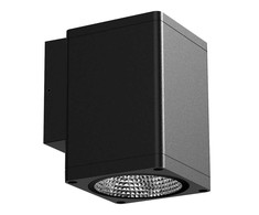 6W LED sieninis fasado šviestuvas SPOT SQUARE, juodas, 3000K, 40°, IP65