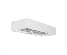 V-tac 6W LED sieninis lauko šviestuvas su saulės baterija ir judesio davikliu, baltas, 4000K, IP65