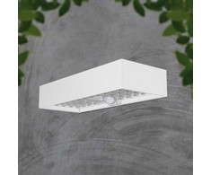 V-tac 6W LED sieninis lauko šviestuvas su saulės baterija ir judesio davikliu, baltas, 4000K, IP65