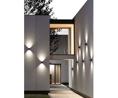6W LED sieninis lauko šviestuvas TEKO, tamsiai rudas, 3000K, IP65, 90099