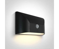 6W LED sieninis šviestuvas, antracito sp., 2700/3300/4000K, IP65, su judesio davikliu, 67396A/AN/V
