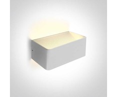 6W LED sieninis šviestuvas, baltas, 3000K, 67466B/W/W
