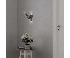 V-tac 6W LED sieninis šviestuvas, juodas, 4000K