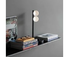 Ideal Lux 6W LED stalo šviestuvas PING PONG, juodas, 3000K, 313320