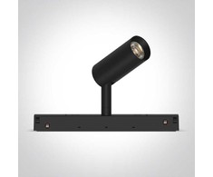 6W LED šviestuvas į magnetines sistemas MINI/MIDI/MAXI/P&amp;P, juodas, 3000/3500/4000K, 48V, 38°, 42108/B/V