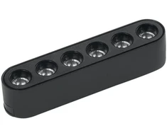 6W LED šviestuvas, montuojamas į BERNINI sistemą, juodas, 4000K