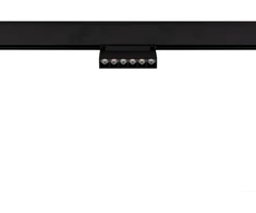 6W LED šviestuvas NORMAN į magnetinę sistemą MAGNETIC, juodas, 4000K