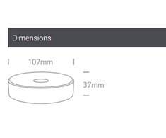 6W LED paviršinis lauko šviestuvas, baltas, 3000K, 67484/W/W