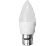 6W LED žvakės formos lemputė OPTONICA C35, B22, 2700K, dimeriuojama
