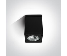 6W LED cilindro formos šviestuvas, juodas, 3000K, 67138D/B/W