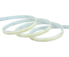 6W/m LED COB juosta, 48V, 6000K, 20m ritė, IP67