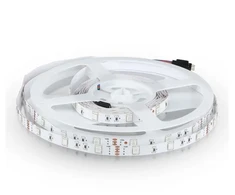 V-tac 6W/m LED juosta, 12V, 30LED/m, RGB, 5 metrų ritė