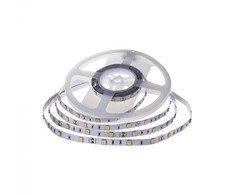 V-tac 6W/m LED juosta, 30LED/m, 12V, 3000K, IP20, 5 metrų ritė