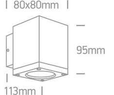 6W LED cilindro formos šviestuvas, pilkas, 3000K, 67138F/G/W