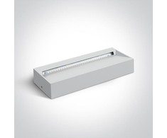 7W LED sieninis šviestuvas, baltas, 3000K, 67359B/W/W