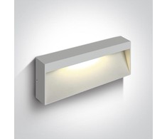 7W LED sieninis šviestuvas, baltas, 3000K, 67359B/W/W