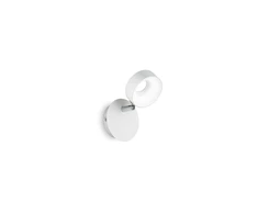 Sieninis šviestuvas Ideal Lux 6W wall lamp with 1 light OBY, 3000K, baltas