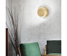 Sieninis šviestuvas Ideal Lux 6W wall lamp with 1 light TICK, 3000K, ruda