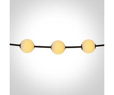 6x1W LED lauko girlianda, juodos sp., 2500K, 5.5m, IP65, 0998/B