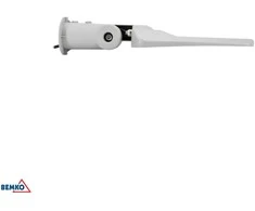 Bemko 70W LED gatvės šviestuvas JAZMIN, šviesiai pilkas, 4000K, IP65, 140°x70°