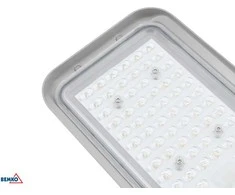 Bemko 70W LED gatvės šviestuvas JAZMIN, šviesiai pilkas, 4000K, IP65, 140°x70°