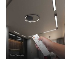 70W LED lubinis šviestuvas, juodas, 3000-6500K, dimeriuojamas