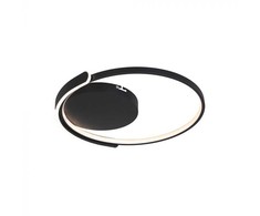 70W LED lubinis šviestuvas, juodas, 3000-6500K, dimeriuojamas