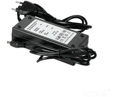 72W LED maitinimo šaltinis su kištuku į lizdą, 24V, juodas, IP20