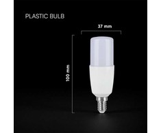 7,5W LED lemputė, T37, E14, 6500K, 230°, CREE LED Chip