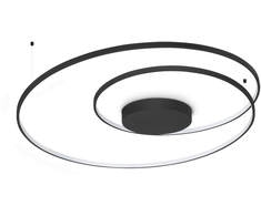 75W LED lubinis šviestuvas OZ, juodas, 3000K, 364995