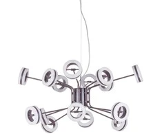 Lubinis šviestuvas 76,8W LED pakabinamas šviestuvas METIS, bronzos sp., 3000K