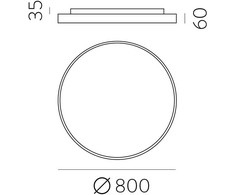 76W + 10,5W LED lubinis šviestuvas LISBOA, juodas, 3000/4000K, P3851270N