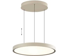 76W LED pakabinamas šviestuvas DENVER, smėlio/baltos sp., 3000K, reguliuojamas aukštis, 4329500