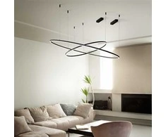 Ideal Lux Pakabinamas šviestuvas Oracle Slim Sp D150 Round 3000K Dali Bk