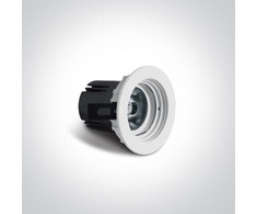 6,5W LED įleidžiamas šviestuvas, baltas, 3000K, 10107K/W/W