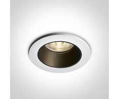 6,5W LED įleidžiamas šviestuvas, baltas, 3000K, 10107K/W/W
