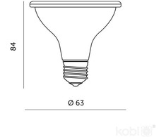7W LED augalų auginimo lemputė PLANTY, E27, balta, 1200K