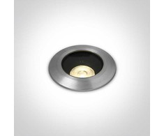 7W LED įleidžiamas į žemę šviestuvas, aliuminio sp., 3000K, 69056B/W