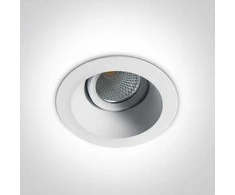 Bikuvalt 7W LED įleidžiamas pakreipiamas šviestuvas, baltas, 3000K, 11107FD/W/W