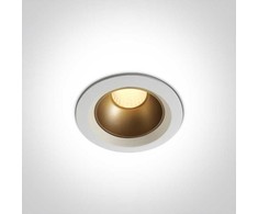 7W LED įleidžiamas šviestuvas, baltas, 3000K, 10107Z/W/W