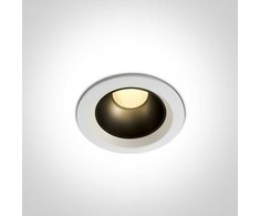 7W LED įleidžiamas šviestuvas, baltas, 3000K, 10107Z/W/W