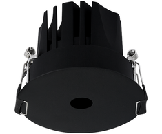 7W LED įleidžiamas šviestuvas INFINITY, juodas, 3000K, 355702