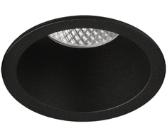 7W LED įleidžiamas šviestuvas KIDAL, juodas, 2700K, IP44, E3771092N