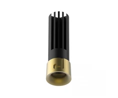 7W LED įleidžiamas/užglaistomas šviestuvas, matinės žalvario sp., 2700K, 25290-27