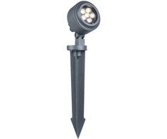 7W LED įsmeigiamas lauko šviestuvas RIDOX, tamsiai pilkas, 3000K, dimeriuojamas, 4310600