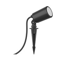 V-tac 7W LED įsmeigiamas šviestuvas, juodas, suderinamas su AMAZON ALEXA ir GOOGLE HOME, 3000-6500K/RGB
