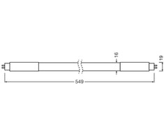 Ledvance 7W LED lempa T5 AC MAINS P 549mm, 4000K, 190°